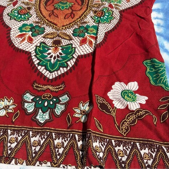 Vintage 70s Boho Hippy Floral Top Size small O/S - Picture 13 of 15